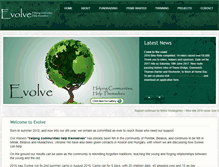 Tablet Screenshot of evolve-community.org